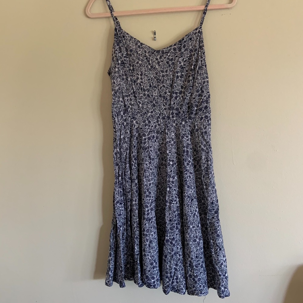 Old Navy Dress Floral Tank Top Straps M